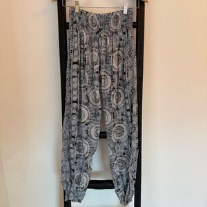 Lotus and‎ Luna Boho Mandala Harem Pants Handmade Thailand Size Small/Medium